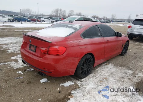 2014 BMW 428I xDrive z USA, uszkodzony, nr VIN WBA3N5C51EK196087